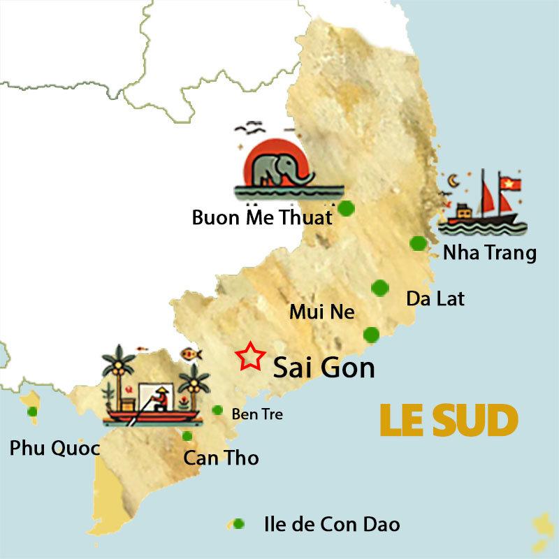 Saison idéale pour séjour balnéaire au Sud Vietnam